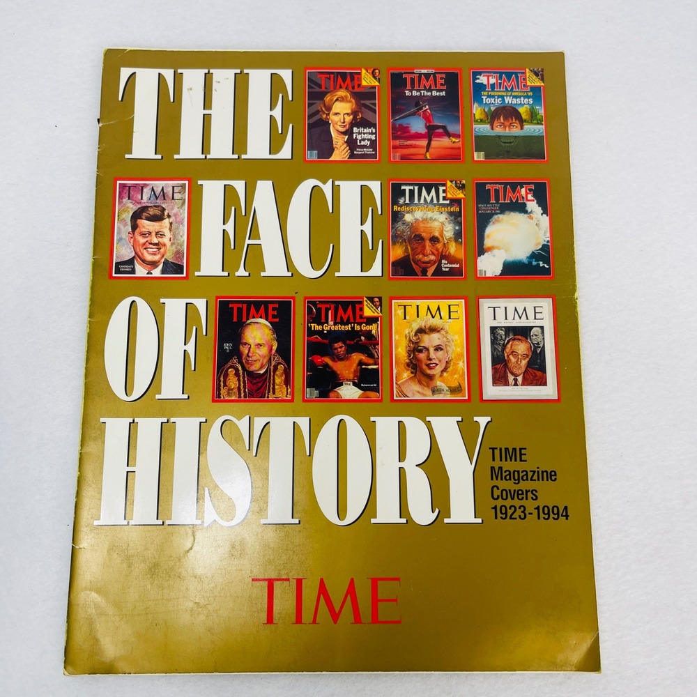 Time Magazine The Face of History Covers 1923-1994 Retrospective Gold Book